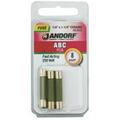 Jandorf UL Class Fuse, ABC Series, Fast-Acting, 8A, 250V AC 3397585
